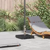 Baza za suncobran Crna 41 x 41 x 37 cm Granit