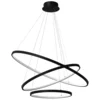 Plafonska svetiljka-visilica Rotonda 93W Led 4000K crna Milagro