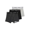 Jack & Jones Junior Spodnjice JACSOHO pegasto siva/črna/bela