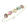 Guess Čudovita zapestnica z barvnimi kristali Mamounia JUBB05570JWYGMCT/U