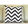Jastuk Zig Zag black 40x40 23