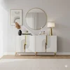 HANAH HOME Konzola Meyra 150 White Gold