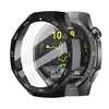 Weiqiantu Zaštita stakla za pametni sat + Zaštitna maska za pametni sat za Huawei Watch GT 6, Crna