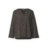 STREET ONE Bluza temno rjava/bela