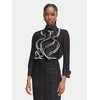 Elisabetta Franchi Srajca CA-210-67E2 Črna Regular Fit
