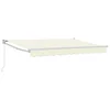 Povlačivi tende Krem 3,5 x 2 m 100% Poliester i Aluminij