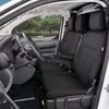 Tailored car seat covers Toyota ProAce 2016- (front, 3 seats, tray table)