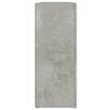 Komoda siva boja betona 91x29,5x75 cm od konstruiranog drva