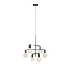 Markslöjd 108717 - Luster na sajli CIELO 6xE27/40W/230V crna