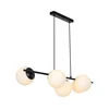 Nordlux - Luster na sajli LILLY 5xE14/10W/230V crna