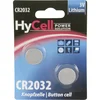 HyCell Gumbna baterija CR 2032, litijeva HyCell CR 2032 200 mAh 3V 2 kos