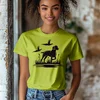 Camiseta Majica sa štampanim printom Cam 436, Ženska, Limeta