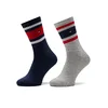 Tommy Hilfiger Set 2 parov otroških visokih nogavic 701229942 Mornarsko modra