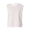 LEVIS Majica Boxy Tank Top rjava/bela