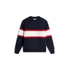 TOMMY HILFIGER Majica nočno modra/rdeča/bela