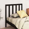 Uzglavlje za krevet crno 95 x 4 x 100 cm od masivne borovine