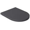 SAPHO Slim Antracitno WC sedež AQUALINE ZOJA s Soft Close in Easy Take system