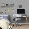 Samolepilna tapeta sive kocke - 196x132