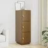 Visoka komoda boja meda 34 x 40 x 108,5 cm od masivne borovine