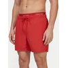 Calvin Klein Swimwear Kratke kopalne hlače rdeča/bela