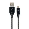 Gembird USB kabl USB 2.0 Micro-USB B USB A Crno, Belo
