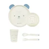 Kikka Boo Set posuđa 4 dela Bear with Me Blue