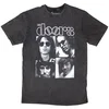 The Doors Squares (Stone Wash) Charcoal Grey L Majica