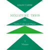 CARSE:MINIATURE TRIOS 1 MINUET VIOLIN,CELLO AND PIANO