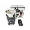 Velika porcelanasta skodelica s prostornino 400 ml z motivom psa kot darilo
