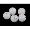 Drsna kroglica O2,4 in 2,6 cm - (O26 mm) bela (50 kosov)
