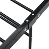 Okvir za krevet crni metalni 200 x 200 cm