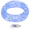 LED mikro rasvjetni lanac 40 m 400 LED plavi 8 funkcija