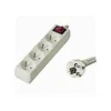 PremiumCord white 7 m extension cord 230V, 4 drawers + switch