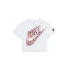 Nike Sportswear Majica pueblo/roza/črna/bela