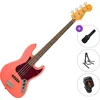 Fender Squier Classic Vibe 60s Jazz Bass LRL Standard SET Tahitian Coral Električna bas kitara