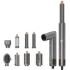 Carbon Multifunkcionalni stajler za kosu M8, 8u1, 8 nastavaka, Srebrne boje