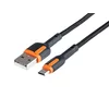 Polnilno zapleten kabel 100 cm, USB mikro USB,