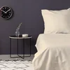 De Cream Satin Set za Dupli Pokrivač