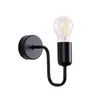 Sollux SL.1445 - Zidna lampa VECTOR 1xE27/15W/230V crna