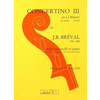 BREVAL:CONCERTINO NO.3, A-DUR CELLO AND PIANO