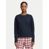 Tommy Hilfiger Bluza UW0UW06593 Mornarsko modra Relaxed Fit