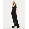 Elisabetta Franchi Večerna obleka AB-590-42E2-V760 Črna Slim Fit