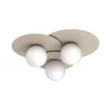 Plafonsko svetlo FLAT 3xE27/15W/230V 55x60 cm bež