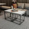 Hanah Home Defne Set Klub stolova, 3 komada, Beli