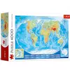 Trefl Puzzle Large Physical Map of the World 4000 delova