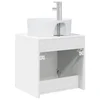 Umivaonik s policom Bijela 49,5 x 44,5 x 65 cm