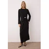 Trendyol Modest Ženska haljina Tctss25Eb00138, Crna
