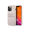 GUESS Stripe Maska za telefon iPhone 14 Pro PU 4G, Roze