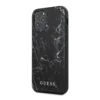 Guess Maska za telefon Faceplate Marble iPhone 12 Mini, Crna