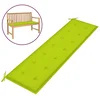 Jastuk za vrtnu klupu jarkozeleni 180x50x3 cm od tkanine Oxford